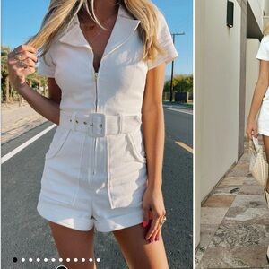 Show Me Your MuMu White Outlaw Romper